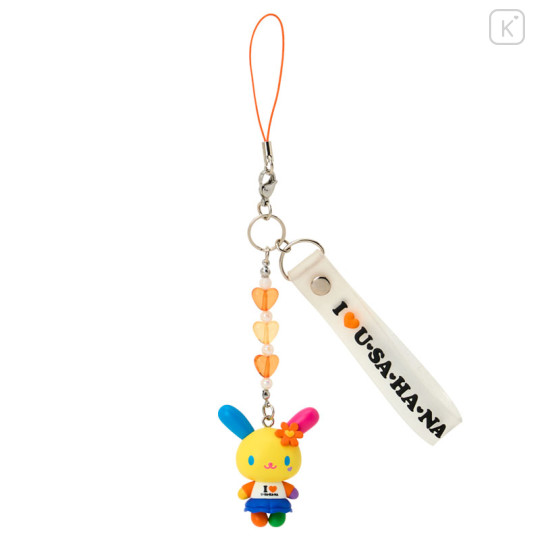 Japan Sanrio Original Mascot Strap - Usahana : I Love Sanrio Characters - 2