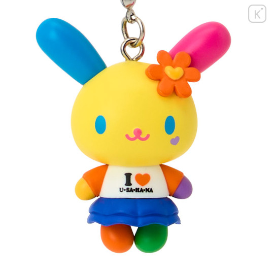 Japan Sanrio Original Mascot Strap - Usahana : I Love Sanrio Characters - 3