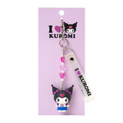 Japan Sanrio Original Mascot Strap - Kuromi : I Love Sanrio Characters
