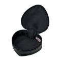 Japan Sanrio Original Fluffy Plush Mini Pouch with Carabiner - Hello Kitty : I Love Sanrio Characters Black - 4