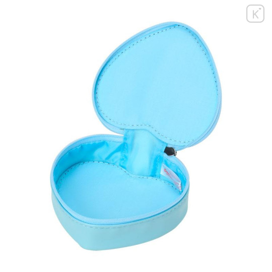 Japan Sanrio Original Fluffy Plush Mini Pouch with Carabiner - Cinnamoroll : I Love Sanrio Characters - 4