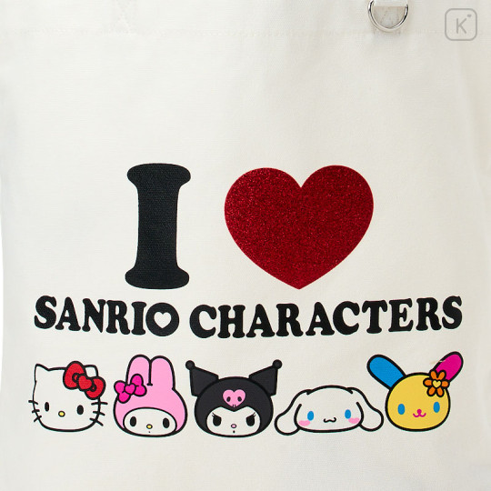 Japan Sanrio Original Tote Bag - I Love Sanrio Characters - 2