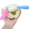 Japan Sanrio Face Pass Case Coin Case with Reel - Usahana : Summer - 3