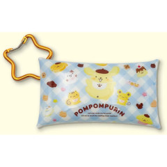 Japan Sanrio Clear Multi Case with Carabiner (S) - Pompompurin : 30th Anniversary Friends