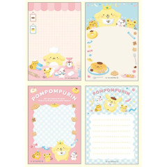 Japan Sanrio Flip Memo - Pompompurin : 30th Anniversary Friends