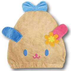 Japan Sanrio Quick Dry Hair Cap Towel - Usahana : Face Summer Tan Sunburned Sunglasses