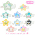 Japan Sanrio Original Secret Hair Clip - Sparkling Wish Characters Flocked Star Blind Box A - 1