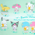 Japan Sanrio Original Beach Towel - Sparkling Wish - 2