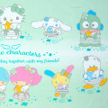 Japan Sanrio Original Beach Towel - Sparkling Wish - 3