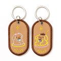 Japan Sanrio 2/8b Pair Key Ring - Pompompurin : Relax - 2