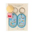 Japan Sanrio 2/8b Pair Key Ring - Usahana : Colorful - 1