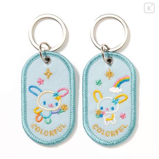 Japan Sanrio 2/8b Pair Key Ring - Usahana : Colorful - 2