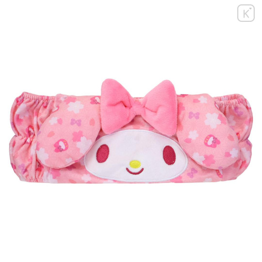 Japan Sanrio Spa Headband with Ears - My Melody : Sakura Ribbon Pink - 1