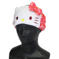 Japan Sanrio Spa Headband with Ears - Hello Kitty : Sakura Red - 3