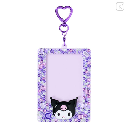 Japan Sanrio Original Trading Card Holder - Kuromi : Enjoy Idol Sparkling Stones - 1