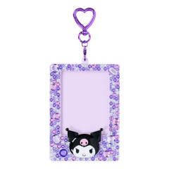 Japan Sanrio Original Trading Card Holder - Kuromi : Enjoy Idol Sparkling Stones