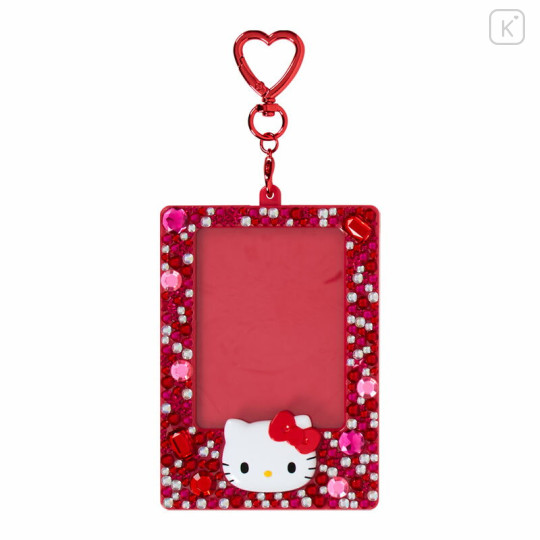Japan Sanrio Original Trading Card Holder - Hello Kitty : Enjoy Idol Sparkling Stones - 1