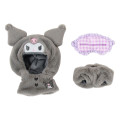 Japan Sanrio Original Plush Costume - Kuromi : Enjoy Idol Cape & Pant & Eye Mask - 2