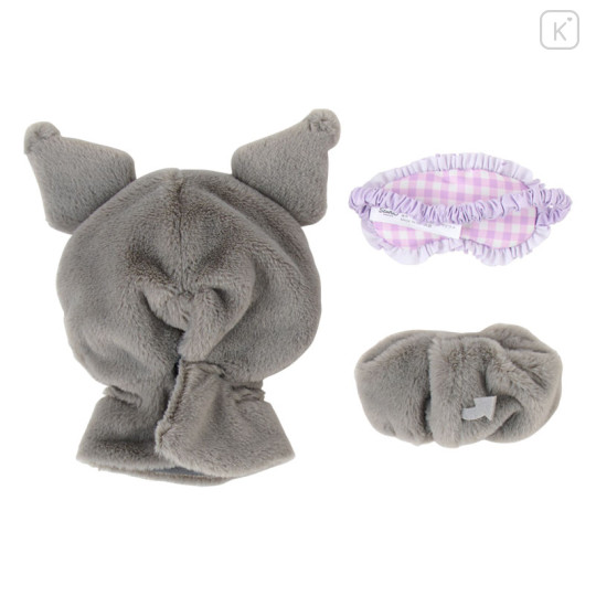 Japan Sanrio Original Plush Costume - Kuromi : Enjoy Idol Cape & Pant & Eye Mask - 3