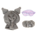 Japan Sanrio Original Plush Costume - Kuromi : Enjoy Idol Cape & Pant & Eye Mask - 3