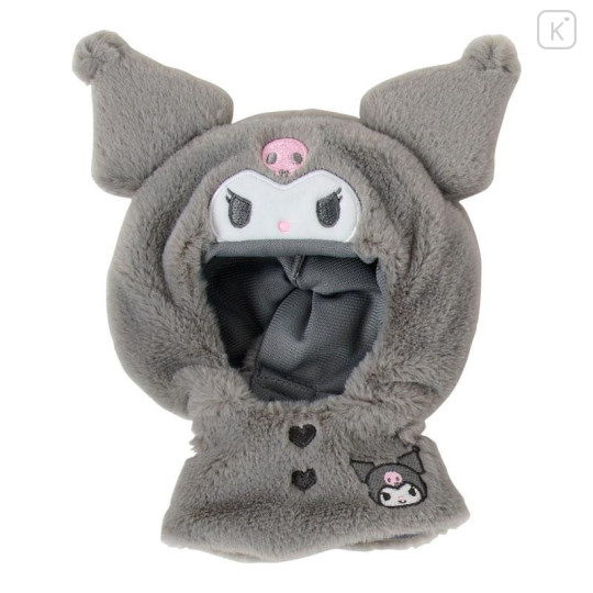 Japan Sanrio Original Plush Costume - Kuromi : Enjoy Idol Cape & Pant & Eye Mask - 4