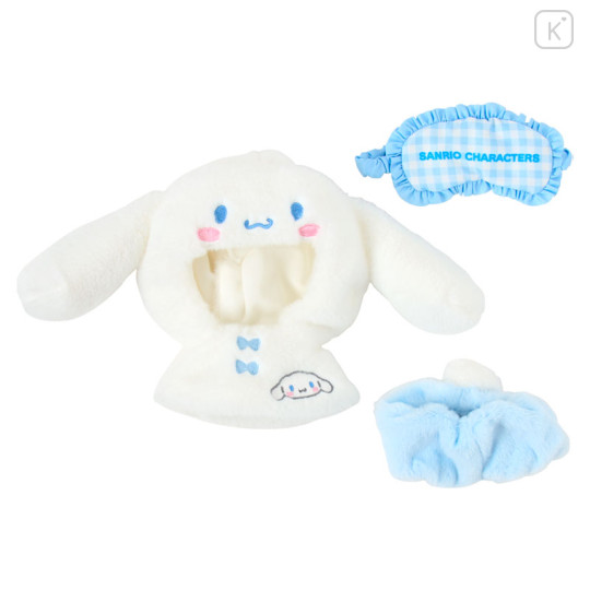Japan Sanrio Original Plush Costume - Cinnamoroll : Enjoy Idol Cape & Pant & Eye Mask - 2