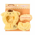 Japan Sanrio Original Plush Costume - Pompompurin : Enjoy Idol Cape & Pant & Eye Mask - 1