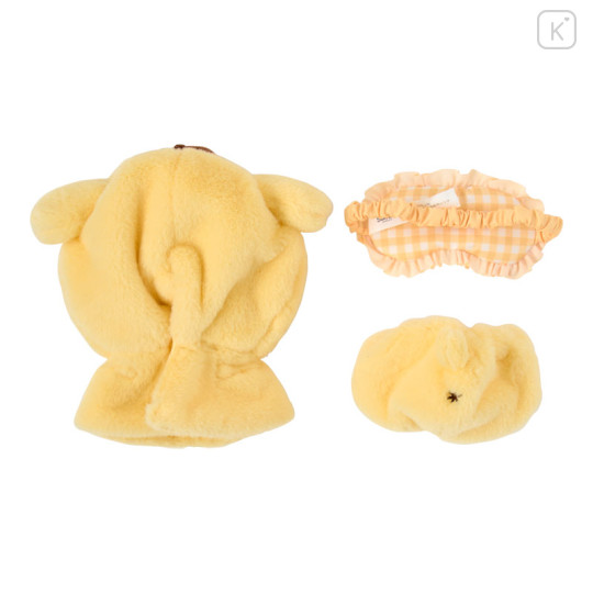 Japan Sanrio Original Plush Costume - Pompompurin : Enjoy Idol Cape & Pant & Eye Mask - 3