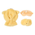Japan Sanrio Original Plush Costume - Pompompurin : Enjoy Idol Cape & Pant & Eye Mask - 3