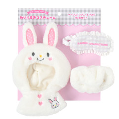 Japan Sanrio Original Plush Costume - Wish Me Mell : Enjoy Idol Cape & Pant & Eye Mask