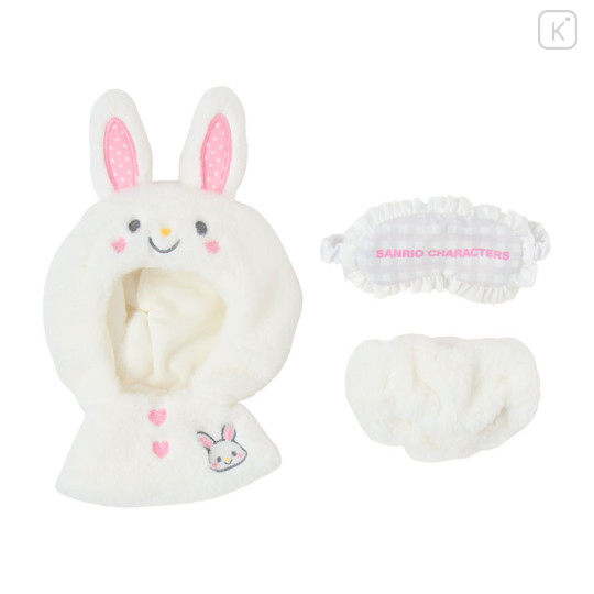 Japan Sanrio Original Plush Costume - Wish Me Mell : Enjoy Idol Cape & Pant & Eye Mask - 2