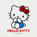 Japan Sanrio Flappo Pouch - Hello Kitty : Sitting White - 2