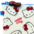 Japan Sanrio Nuu Silicone Cosmetic Pouch - Hello Kitty : Face White - 2