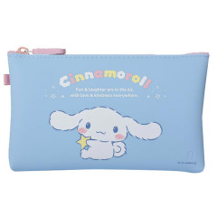 Japan Sanrio Nuu Silicone Cosmetic Pouch - Cinnamoroll : Star Blue