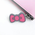 Japan Sanrio Nuu Small Pouch - Hello Kitty : Face Pink - 4
