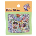 Japan Disney Puffy Sticker - Zootopia : Glitter Funny Style - 1