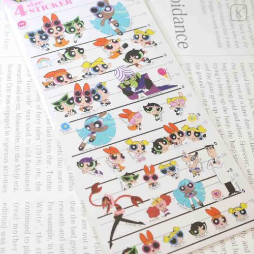 Japan The Powerpuff Girls 4 Size Sticker - Characters - 2