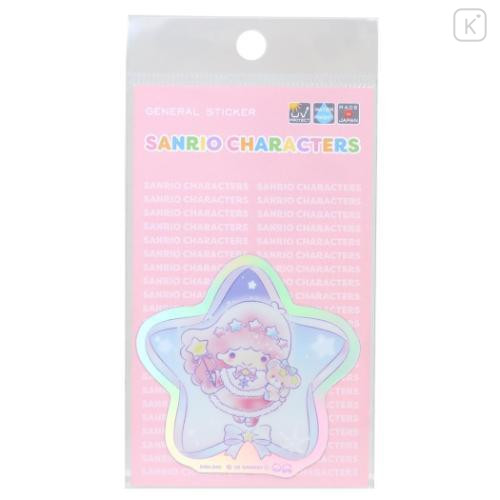 Japan Sanrio Vinyl Hologram Sticker - Little Twin Stars : Snow Lantern Fantasy Star Lala - 1