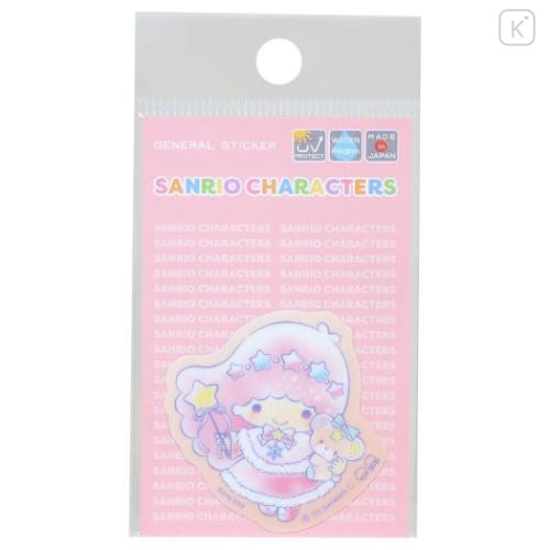 Japan Sanrio Die-cut Vinyl Sticker - Little Twin Stars : Snow Lantern Fantasy Lala & Bear - 1