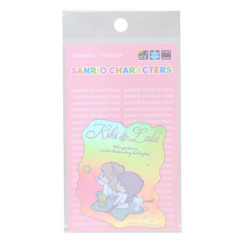 Japan Sanrio Vinyl Hologram Sticker - Little Twin Stars : Flying