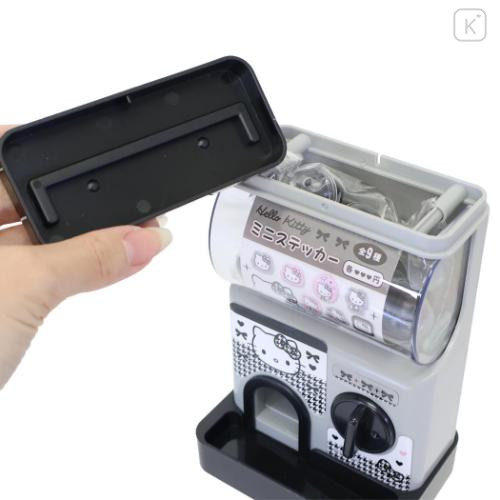 Japan Sanrio Toy Mini Capsules Gacha Machine - Hello Kitty : Monotone Houndstooth - 4