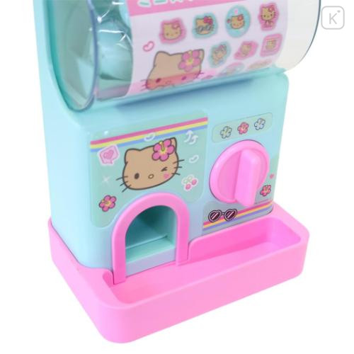 Japan Sanrio Toy Mini Capsules Gacha Machine - Hello Kitty : Tan Sunburned Turquoise Pinjk - 3