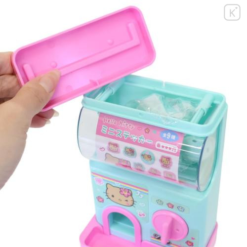 Japan Sanrio Toy Mini Capsules Gacha Machine - Hello Kitty : Tan Sunburned Turquoise Pinjk - 4