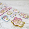 Japan Sanrio Glitter Capsule Sticker - Hello Kitty : Summer Tan Sunburned 3D - 2