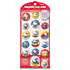 Japan Sanrio Capsule Pop Seal Sticker - Hello Kitty : Retro