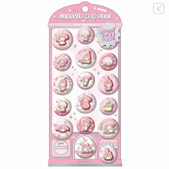 Japan Sanrio Capsule Pop Seal Sticker - My Melody - 1