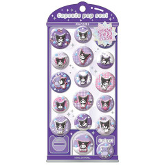 Japan Sanrio Capsule Pop Seal Sticker - Kuromi