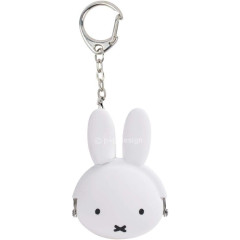 Japan Miffy Mini Pochi Baby Silicone Pouch Keyring - White