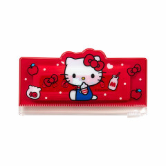 Japan Sanrio Original Adhesive Bandages with Slider Case - Hello Kitty : Red