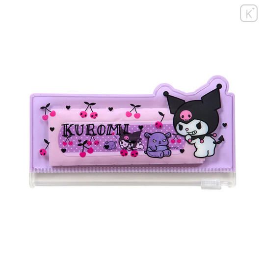 Japan Sanrio Original Adhesive Bandages with Slider Case - Kuromi - 1